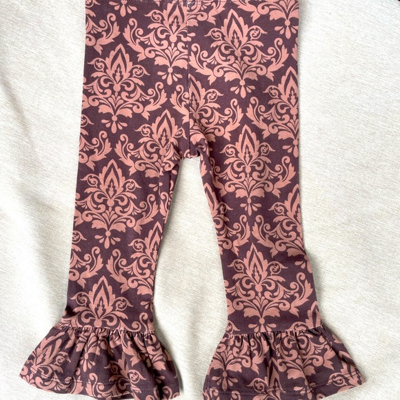 Bonnie Baby, 2 piece matching outfit, Brown, Pink & Green, Size 24 Month - Picture 5 of 7